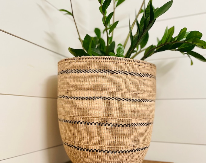 Amazonas rainforest basket made by the Yanomami tribe. Handmade in Venezuela. 12 ' Height