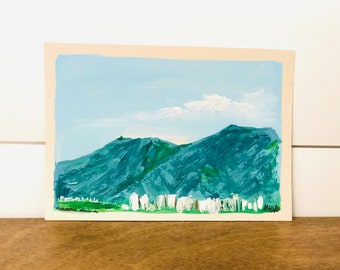 El Avila #3 by G.Armijo     -  Caracas Venezuela. Original Paint. Unframe.