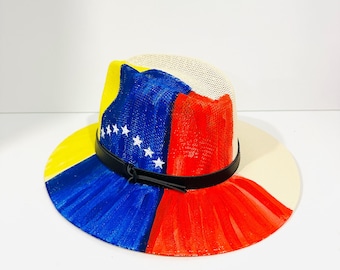 Cappello fatto a mano e dipinto a mano dal Messico