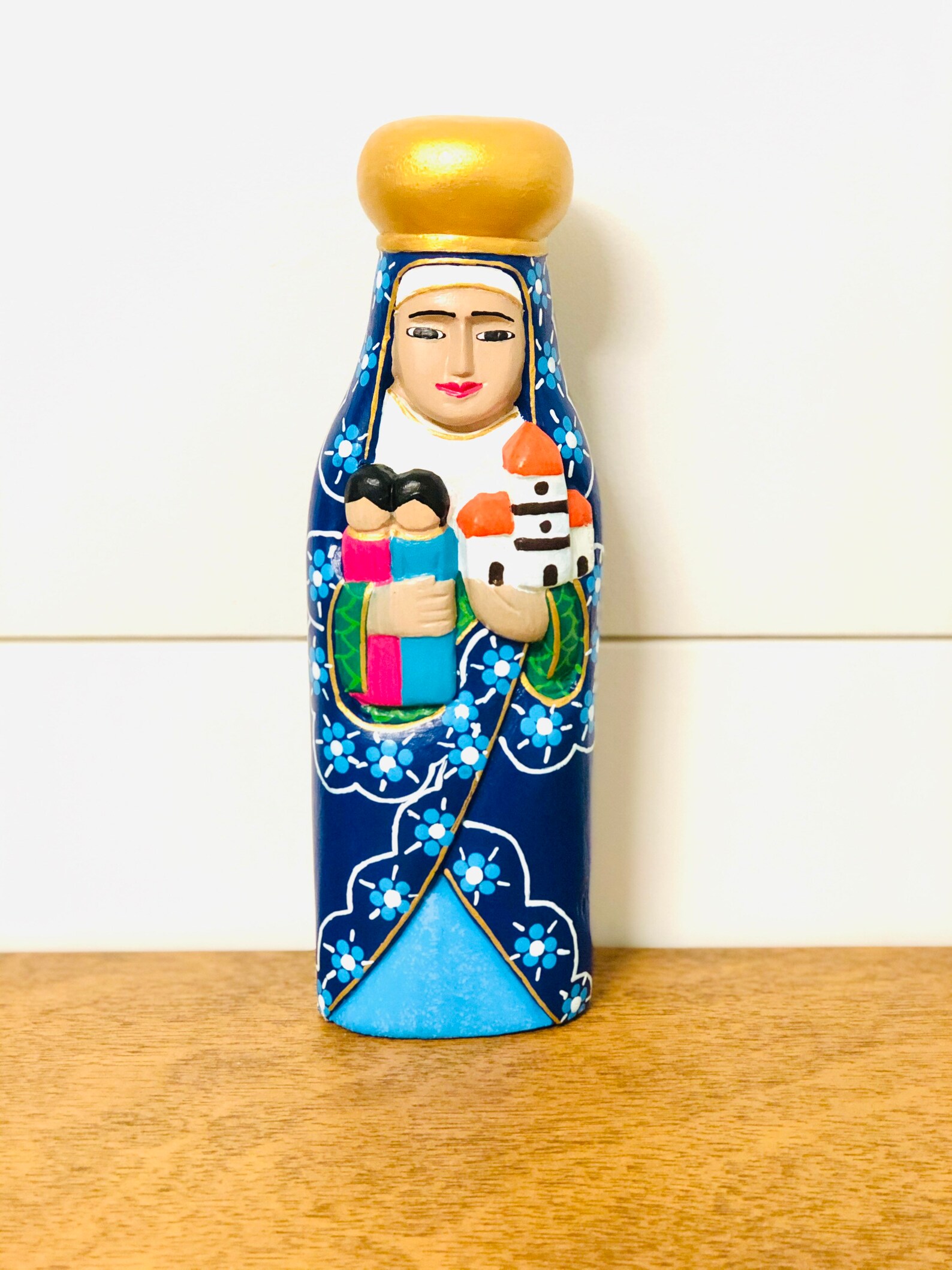 Santa Eduvigis or Saint Hedwig of Andechs Hand Carved and Etsy