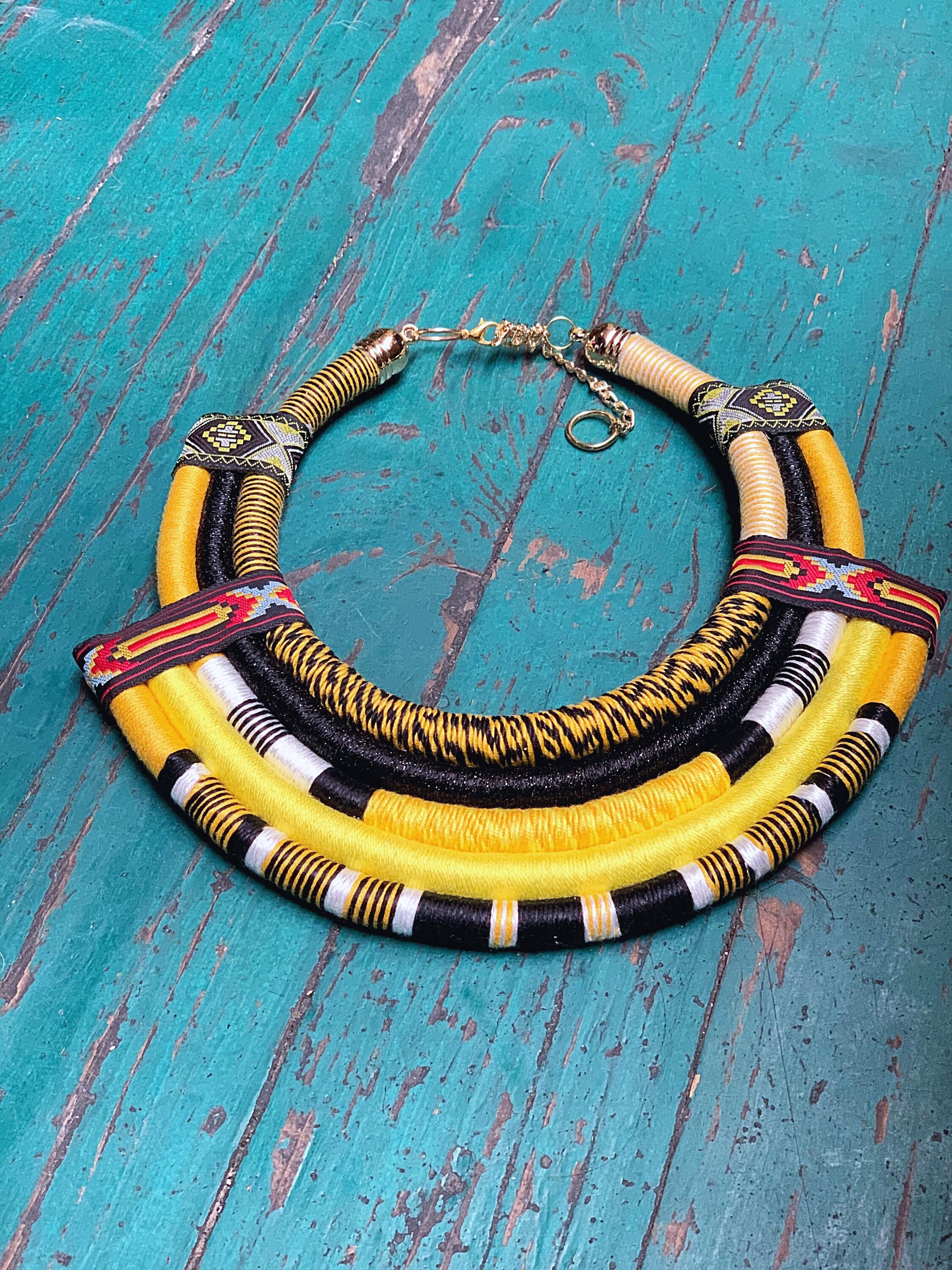 Tribal Necklace Statement Necklace African Necklaces Ethnic Etsy