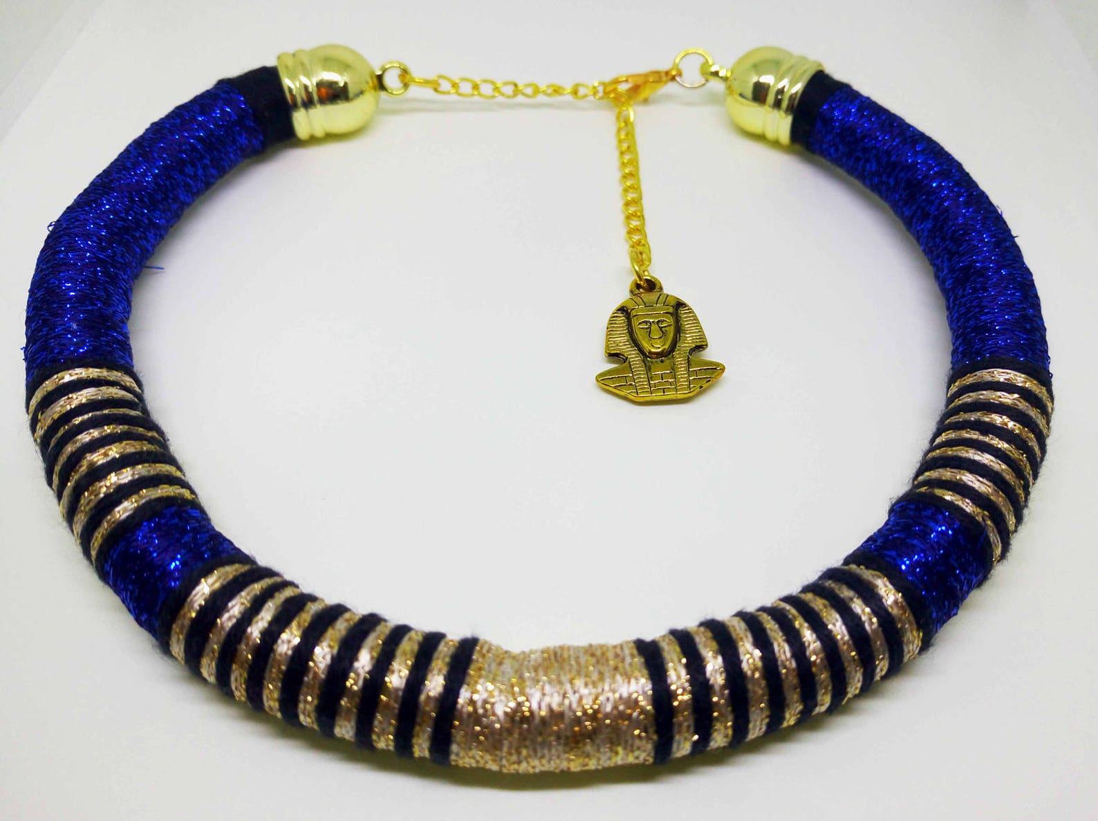 Afro Choker Tribal Necklace Tribal Statement Necklace Rope Etsy