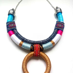 Tribal necklace, african jewelry image 3