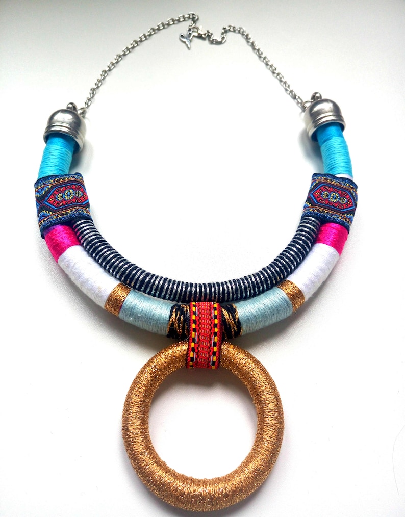 Choker necklace African Choker Gift For Her Statement Necklace Collier Africain African necklace Ethnic Necklace African Jewelry