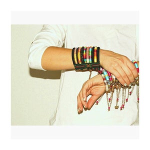 Cuff bracelet, African bracelet, ethnic bracelet, bohemian bracelet, hippie bracelet, boho bracelet, nomad bracelet, statement bracelet Gift image 4