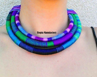 African necklace African Jewelry Bohemian Necklace