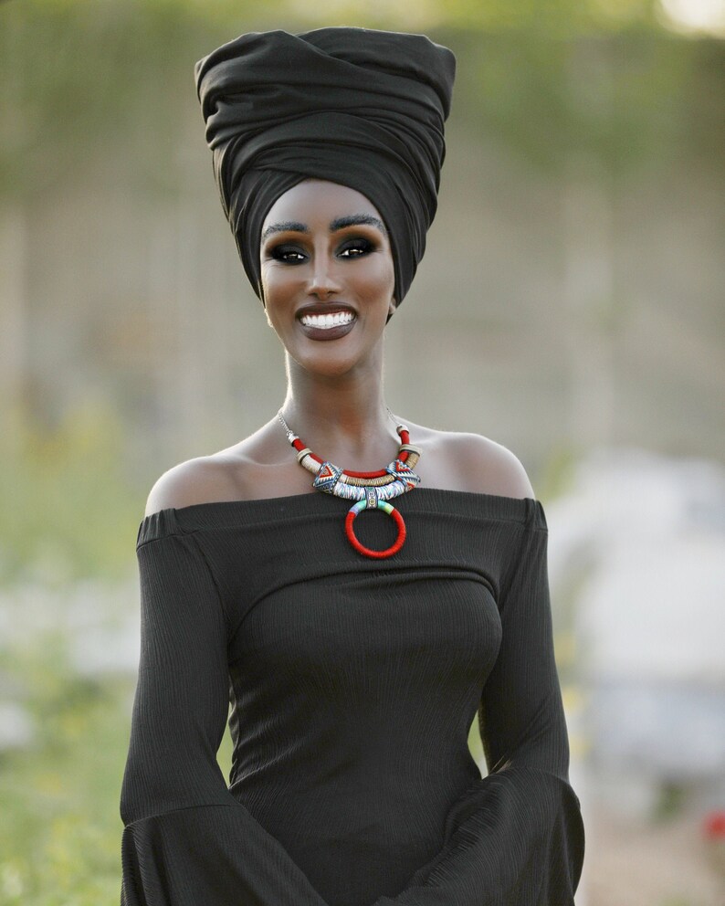 Nommo ethnic necklace rope necklace ethnic jewelry Etsy