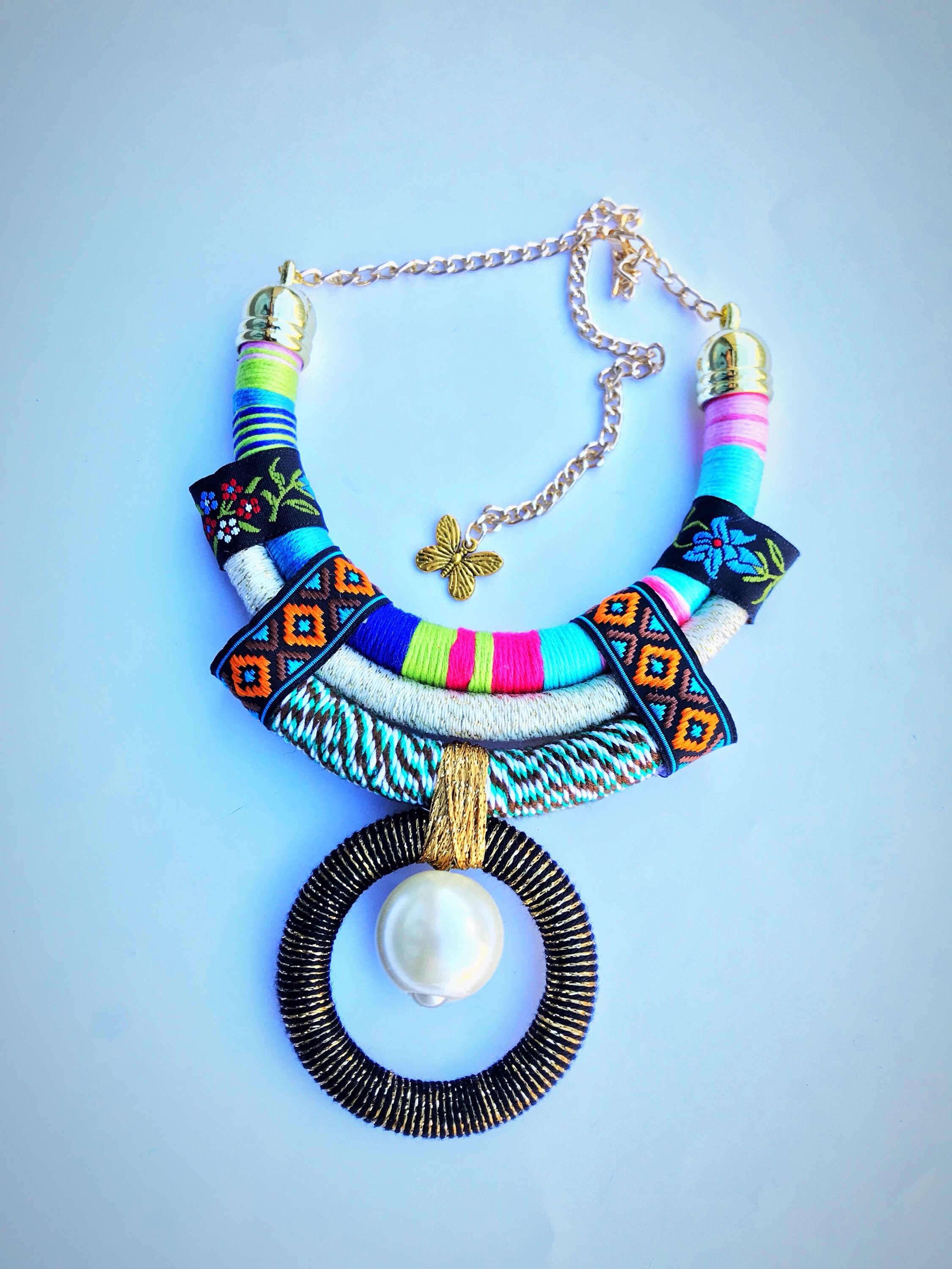 Choker Rope Necklace Statement Necklace Choker necklace Etsy