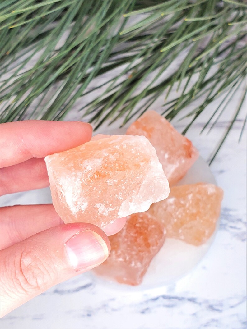 Raw Himalayan Salt Stone for Purification Protection Etsy