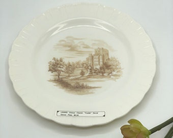 Vintage Dinner Plate - Chinex Cremax Castle Design