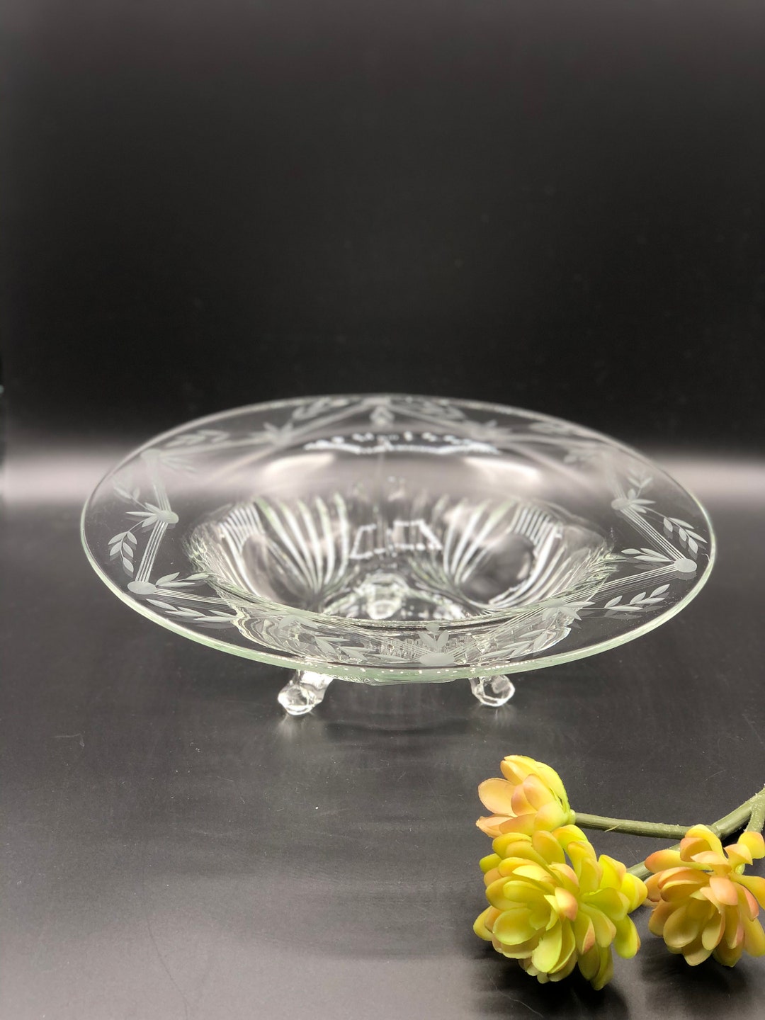 Vintage Console Bowl Paden City Etsy