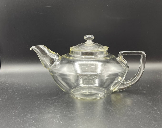 Vintage Glass Teapot Pyrex Etsy