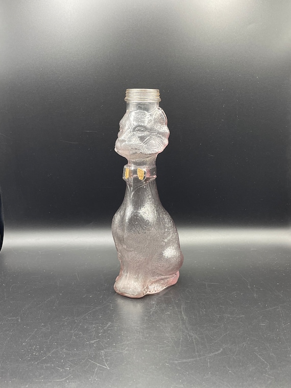Vetreria Etrusca glass cat bottle ネコ ボトル Vintage Glass Cat Bottle - Cambridge - Etsy