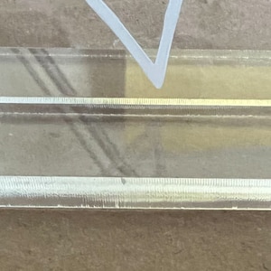Clear Acrylic Base for Letters and Numbers ADD-ON ONLY