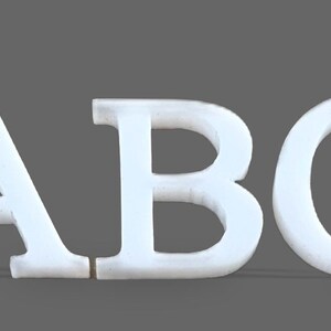 Optional Lettering Acrylic Serif and Sans Serif Letters Numbers and Symbols With Optional ...