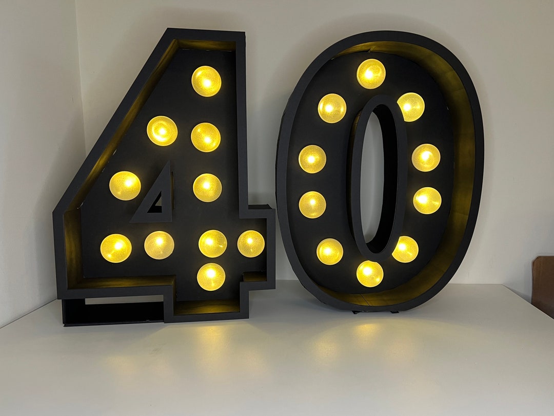 Led Numberd Letters 3D Marquee LED Numbers Letters and Symbols - Etsy