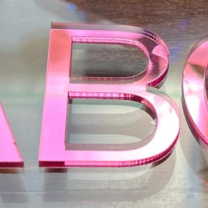 Optional Lettering Acrylic Serif and Sans Serif Letters Numbers and Symbols With Optional ...