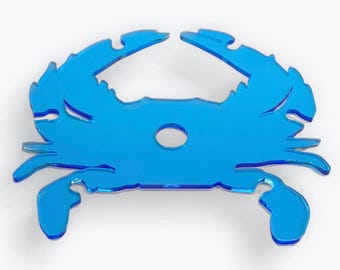 Wine Glass Holder Acrylic Crab Shape Caddy