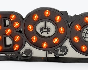 3D Marquee Halloween BOO Standing Decoration