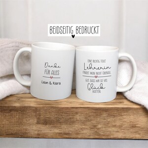 Taza de cerámica "No encuentras un gran maestro en todas partes..." personalizada, mate o brillante, regalo de fin de curso, agradecimiento