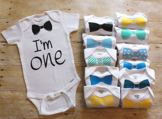 baby boy milestone onesies