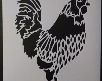 Rooster Roosters Farm Country Bird Stencil Multiple Sizes Fast Free Shipping 349