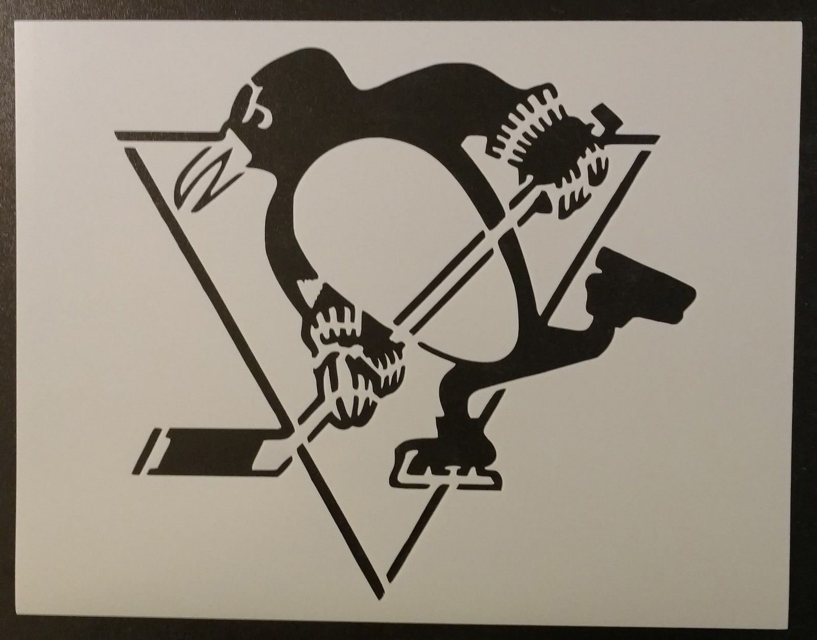 Pittsburgh Penguins Hockey Custom Stencil FAST FREE SHIPPING Etsy pittsburgh-penguins-hockey-custom-stencil-fast-free-shipping-etsy