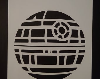 star wars death star custom stencil fast free shipping etsy