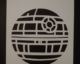 star wars death star custom stencil fast free shipping etsy