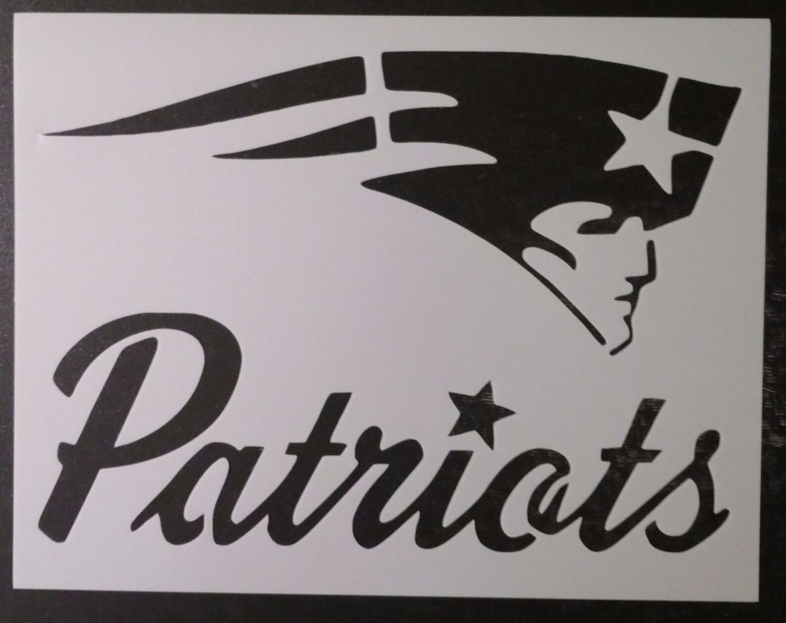 New England Patriots Custom Stencil FAST FREE SHIPPING | Etsy