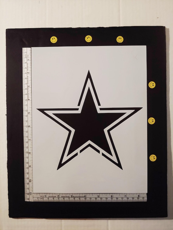 Dallas Cowboys Star Custom Stencil FAST FREE SHIPPING Etsy