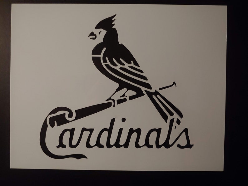 St. Louis Cardinals Custom Stencil FAST FREE SHIPPING Etsy
