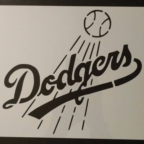 L.A. Dodgers Los Angeles La Custom Stencil FAST FREE SHIPPING Etsy