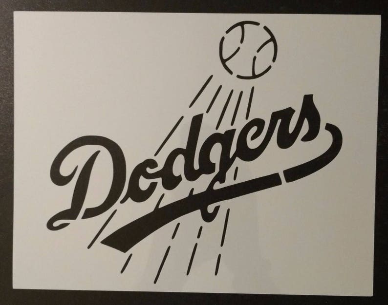 L.A. Dodgers Los Angeles La Custom Stencil FAST FREE SHIPPING | Etsy