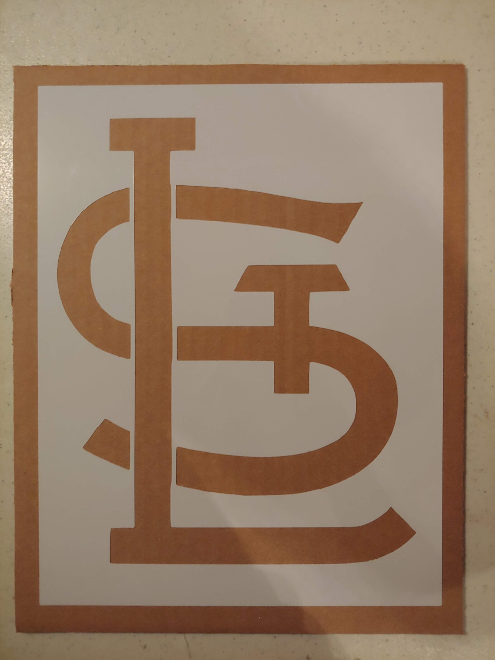 St. Louis Cardinals STL Custom Stencil FAST FREE Shipping | Etsy