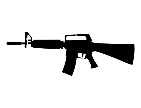 M 16 Rifle Gun Custom Stencil Free Fast Shipping Etsy M 16 Rifle Gun Custom Stencil Free Fast Shipping Etsy