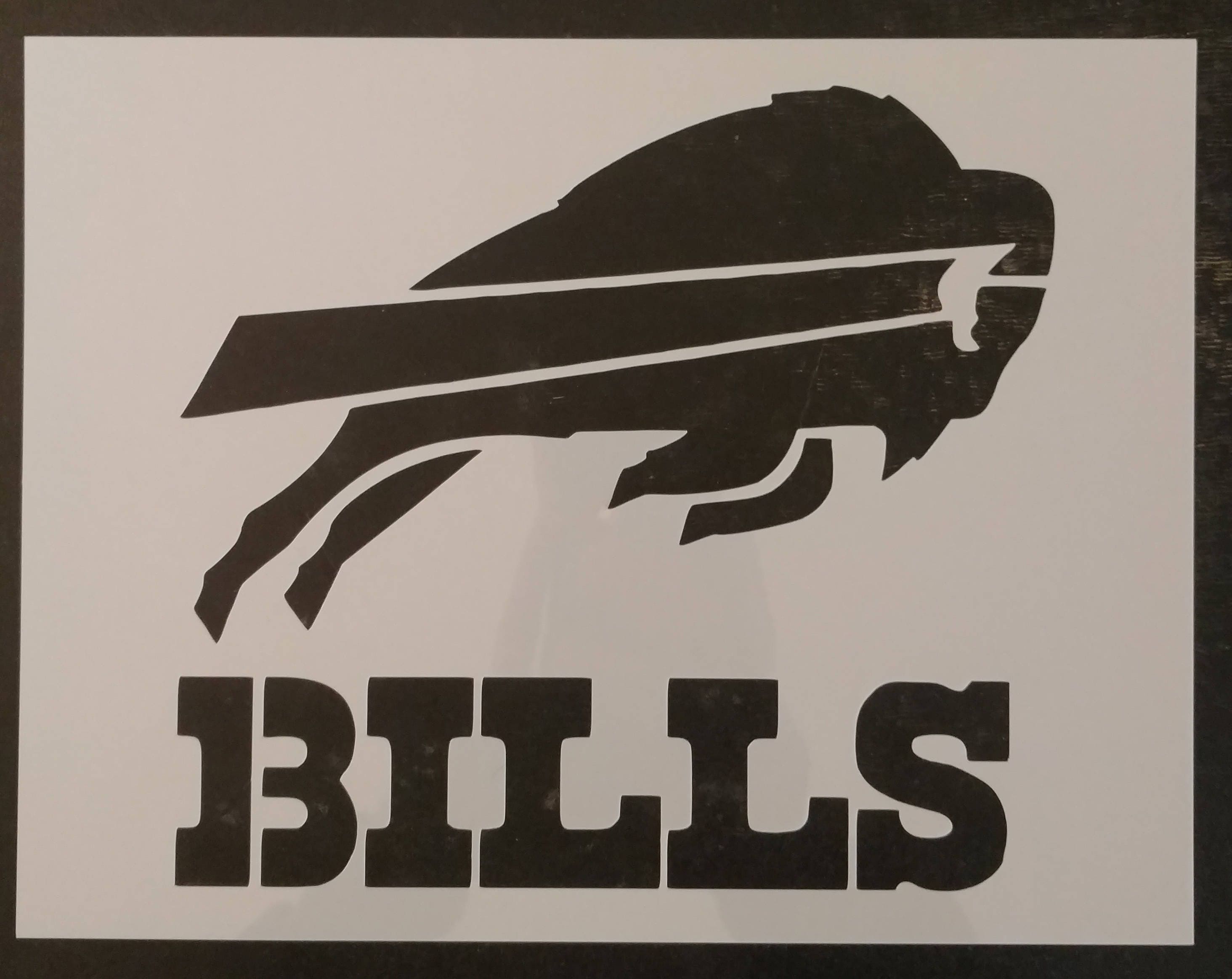 rille Dare Lao Buffalo Bills Custom Stencil FAST FREE SHIPPING | Etsy