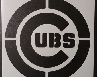 Chicago Cubs Stencil | Etsy