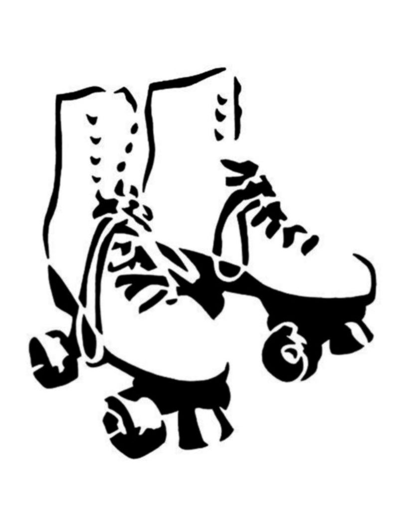 Roller Skates Custom Stencil FAST FREE SHIPPING Etsy