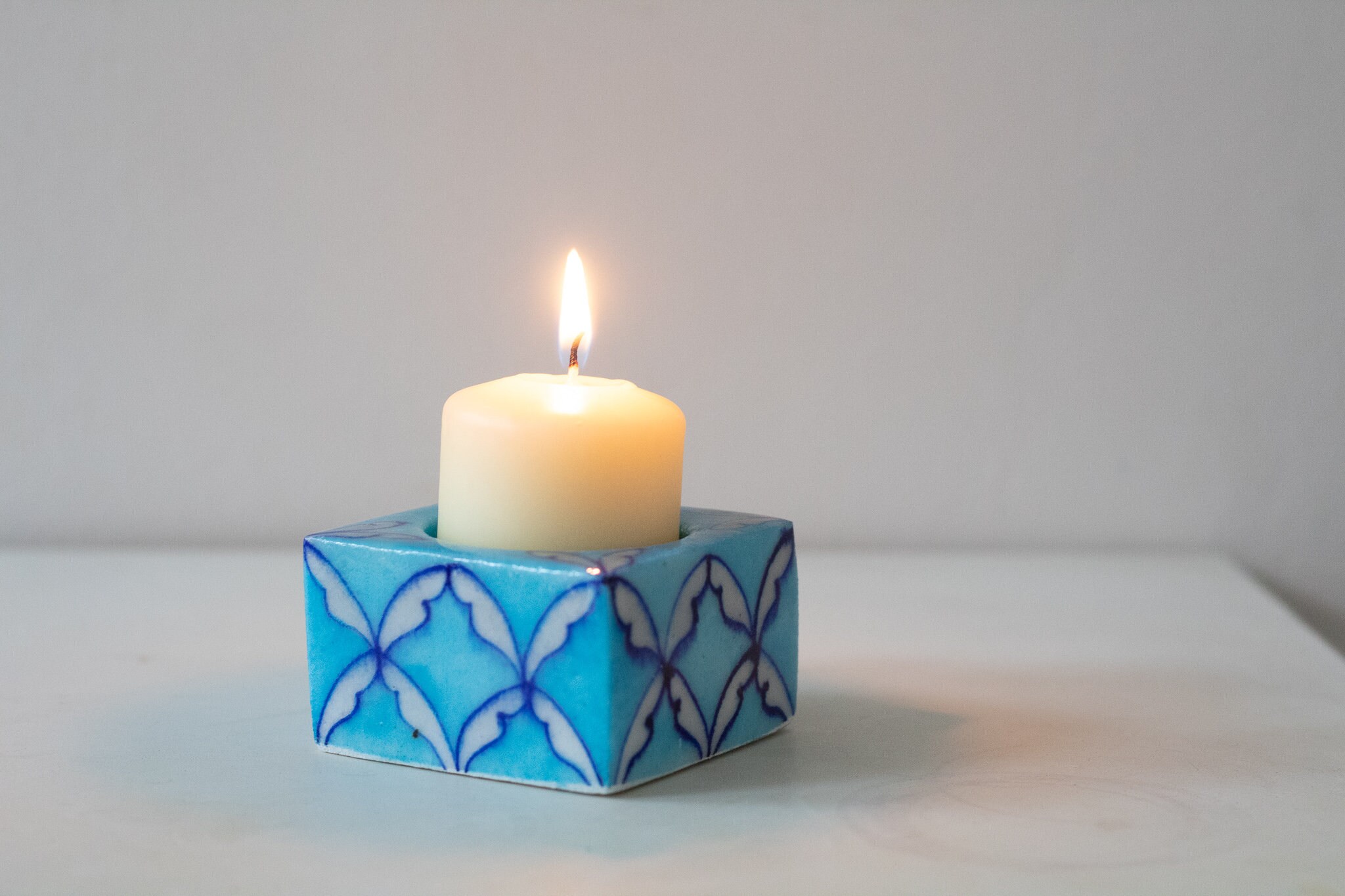 Tea Light Holders Set of 3 Ceramic Candle Holders Light Etsy UK