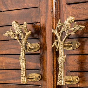 Pomo de puerta exterior con cerradura Cerradura de puerta de acero  inoxidable con anillo de tirador para gabinete cajón puerta de armario  (dorado)