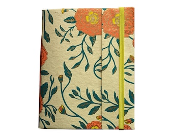 Handmade Recycled Paper Notebook I Sustainable Rag Notebook I Tree-Free Jotter: Recycled Rag Notebook