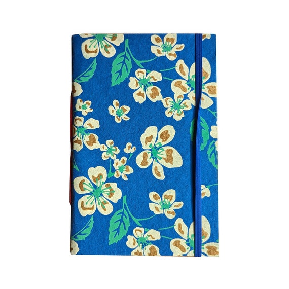 Carnet De Notes En Sari Fait Main - Mini Format Recyclé - Agenda De Poche Coloré - Idée Cadeau écolo