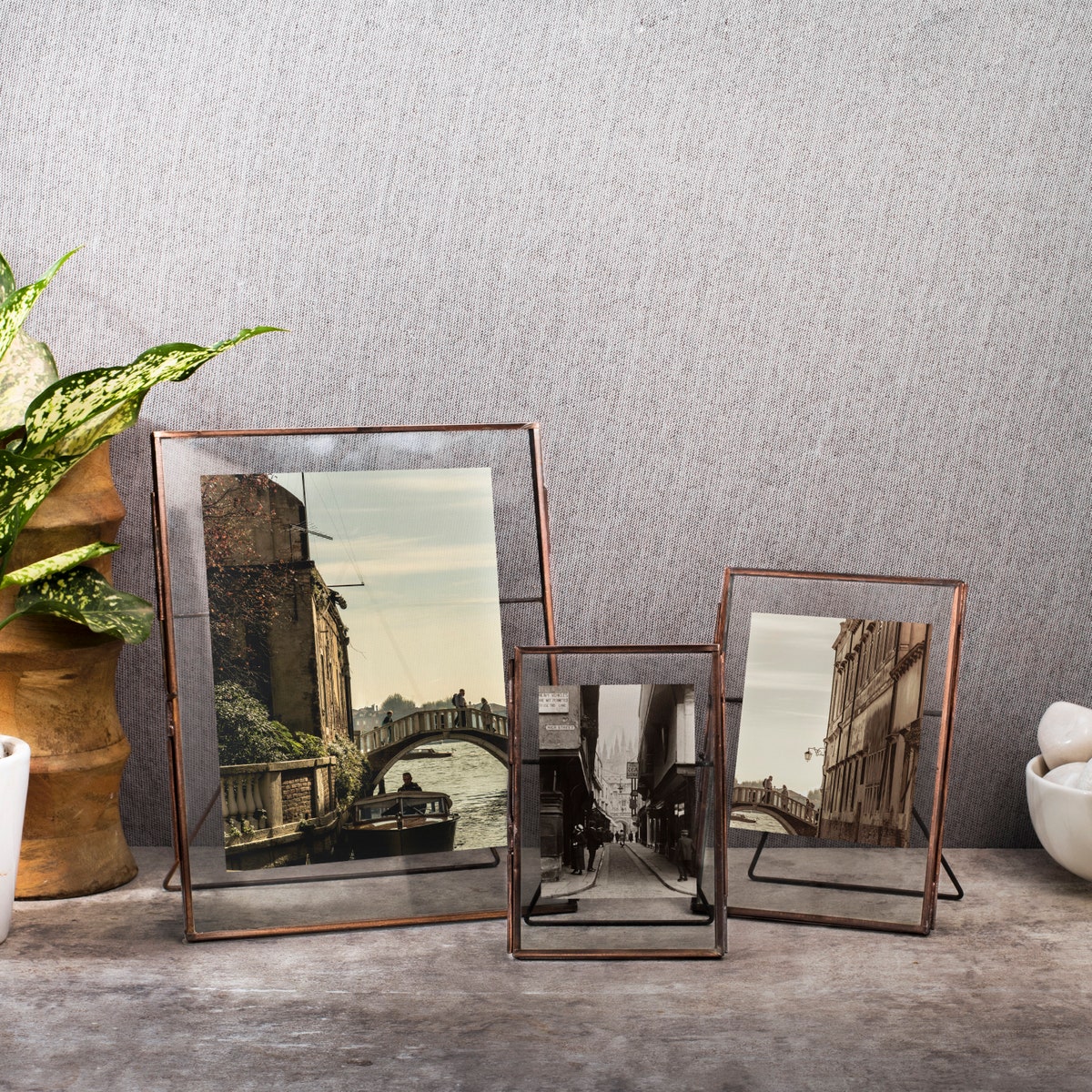 Recycled Metal Photo Frame