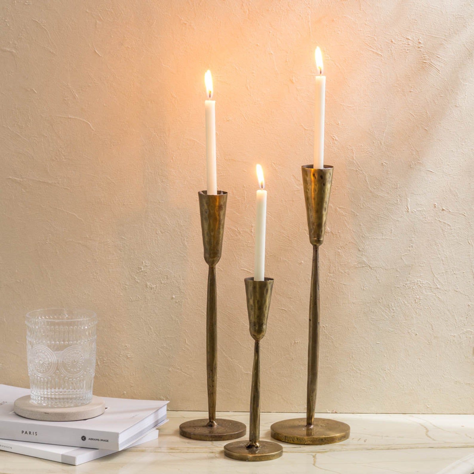 Tall Candle Holders Available in 3 Sizes/ Vintage Style Brass Candle — free download