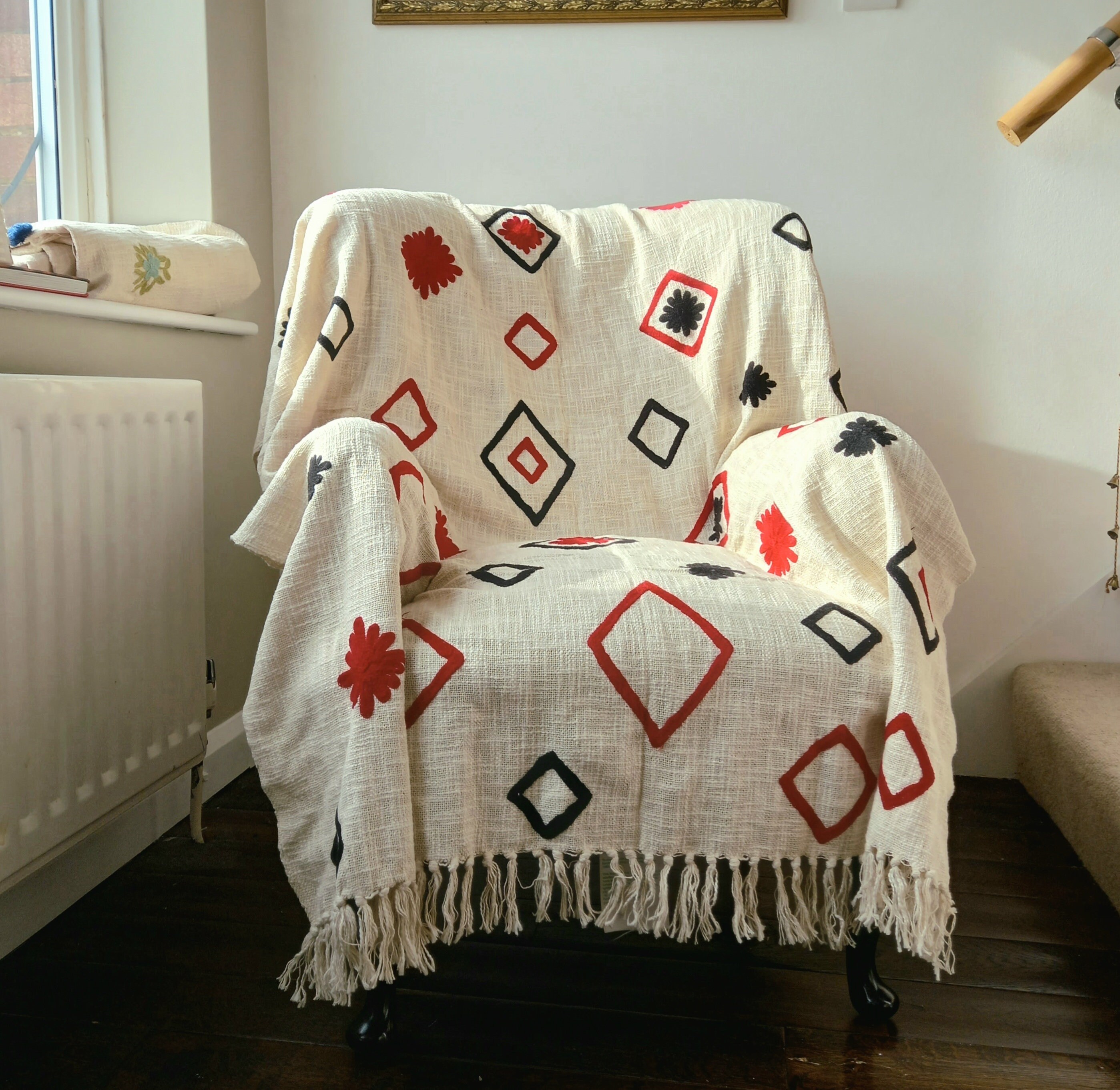 Accent sale chair throws