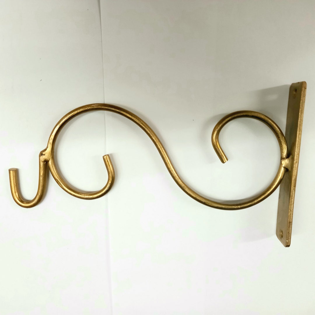 Decorative Metal Wall Hook / Metal Sshape Hook for Hanging Planters