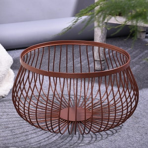 Wire blanket 2024 basket table