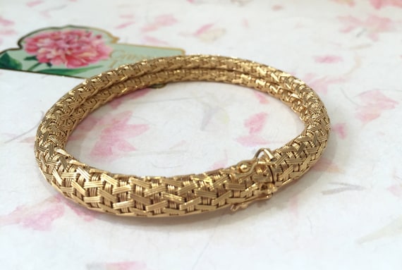Lot 192: 18K Italian Gold Bracelet | Case Auctions