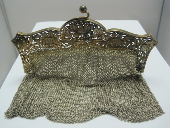 Victorian Diamond and Gold Mesh Coin Purse, French – Jewels by Grace